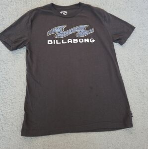 Billabong Charcoal Wave Graphic Tee